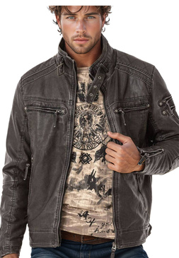 Herrenjacke CIPO BAXX CM223 Grey