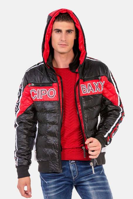 Herrenjacke CIPO BAXX CJ269 BLACK