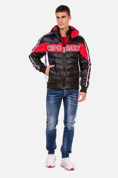 Herrenjacke CIPO BAXX CJ269 BLACK