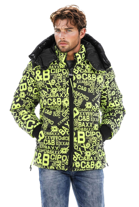 Herrenjacke CIPO BAXX CM193 NEONGREEN