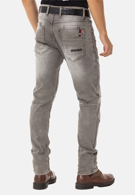 Herrenjeans CD699 Beige CIPO BAXX