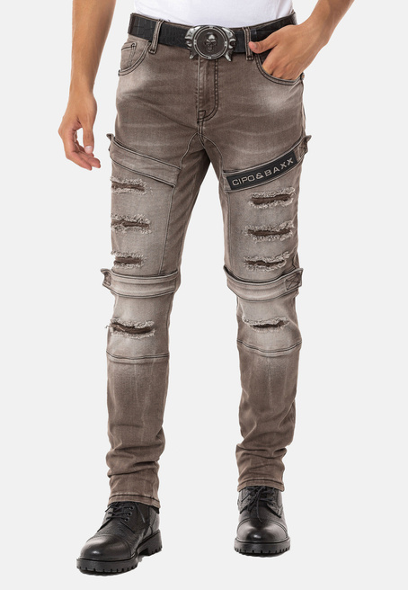 Herrenjeans CIPO BAXX CD555 Brown