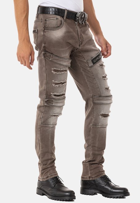 Herrenjeans CIPO BAXX CD555 Brown