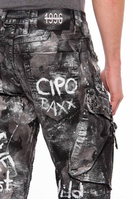 Herrenjeans CIPO BAXX CD572 Black