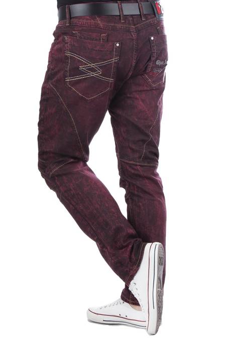 Jeans CIPO BAXX CD497 BURGUNDY