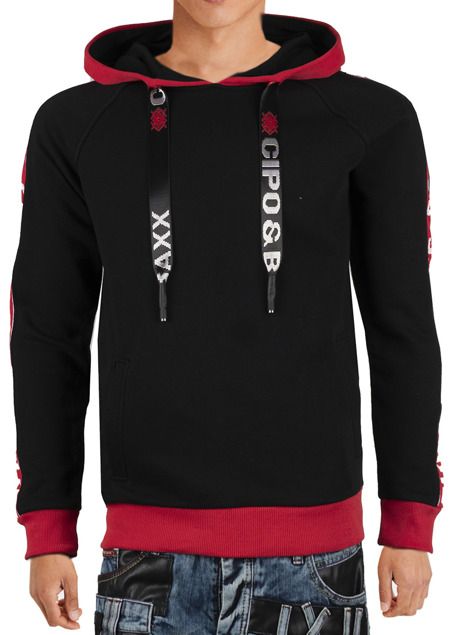 Sweatshirt CIPO BAXX CL307 BLACK