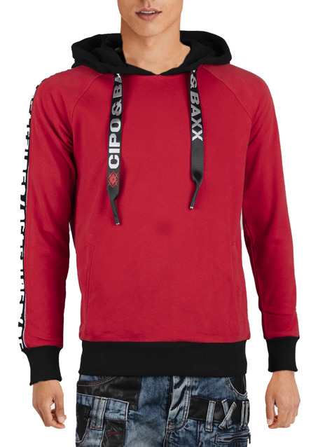 Sweatshirt CIPO BAXX CL307 RED