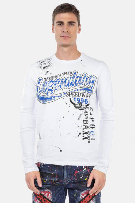 Sweatshirt CIPO BAXX CL510 white