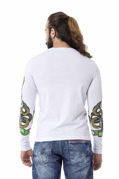 Sweatshirt CIPO BAXX CL514 White