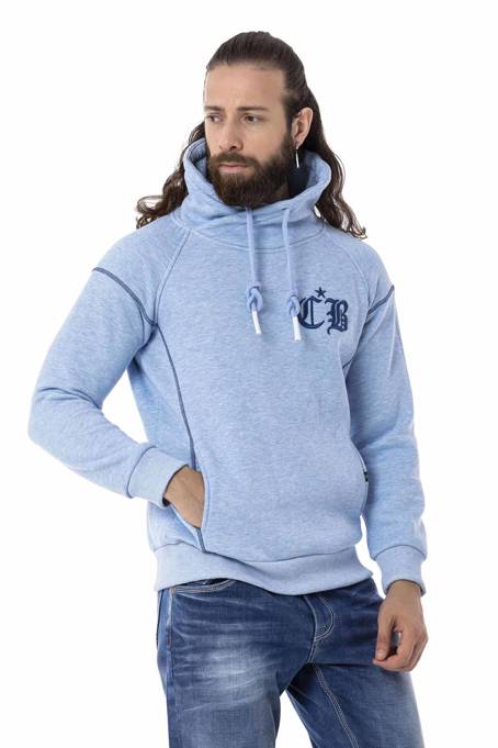 Sweatshirt CIPO BAXX CL529 Blue