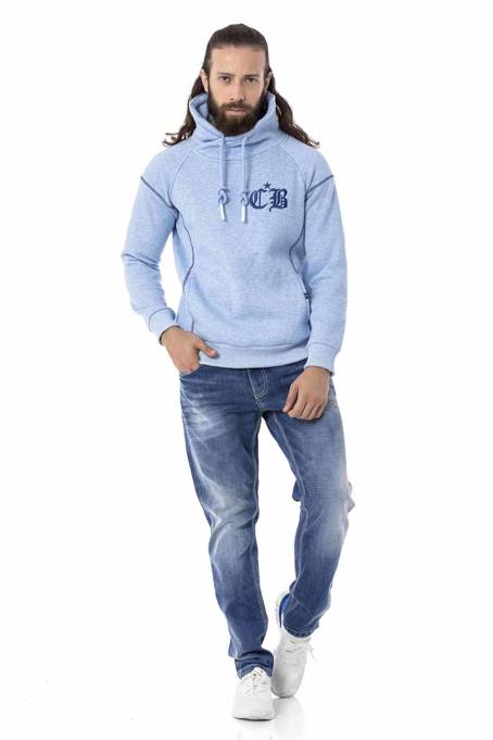 Sweatshirt CIPO BAXX CL529 Blue