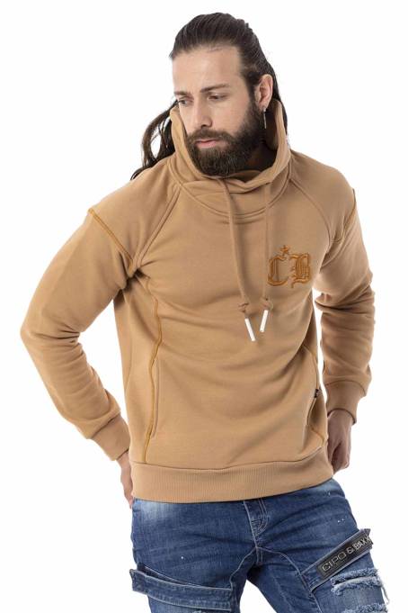 Sweatshirt CIPO BAXX CL529 Brown