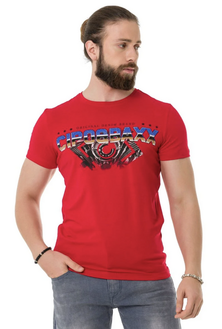 T-SHIRT CIPO BAXX CT721 Red