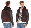 Herrenjacke CIPO BAXX CJ259-BURGUNDY