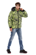 Herrenjacke CIPO BAXX CM193 NEONGREEN