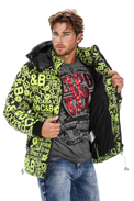 Herrenjacke CIPO BAXX CM193 NEONGREEN