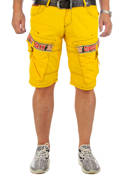 Jeansshorts CIPO BAXX CK243 Yellow