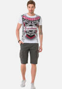 Jeansshorts CIPO BAXX CK265 Grey