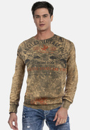 Sweatshirt CIPO BAXX CL496 BROWN