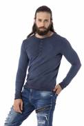 Sweatshirt CIPO BAXX CL523 Blue
