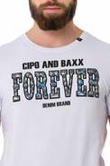 T-SHIRT CIPO BAXX CT736 White