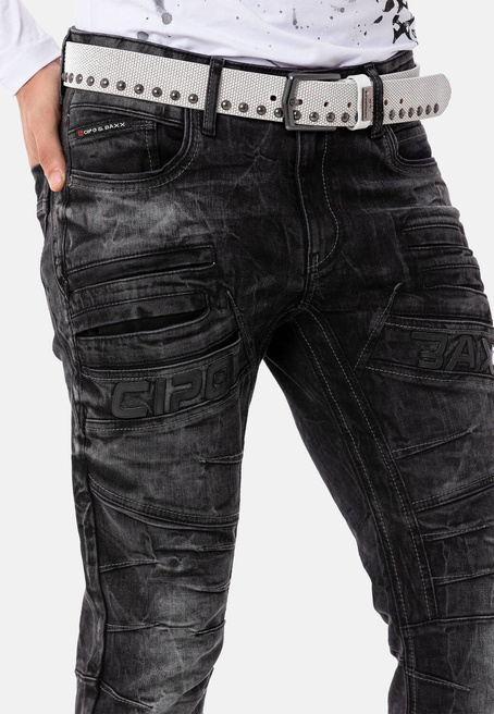 Herrenjeans CD491-Black CIPO BAXX