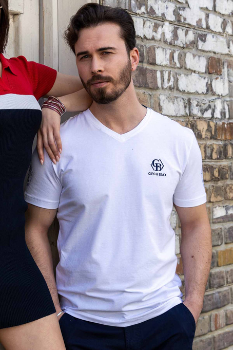 T-SHIRT CIPO BAXX  CT740 White