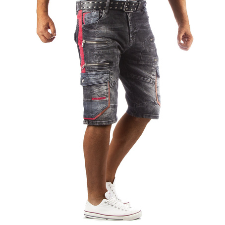Jeansshorts CIPO BAXX CK224 BLACK