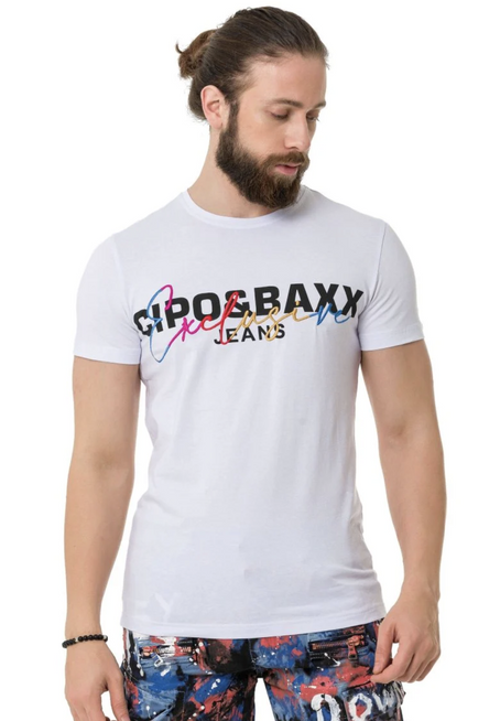 T-SHIRT CIPO BAXX CT712 White
