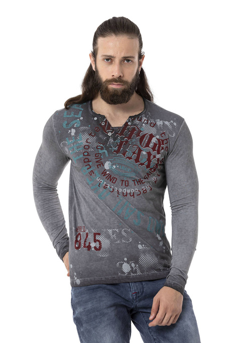 Sweatshirt CIPO BAXX CL512 Grey