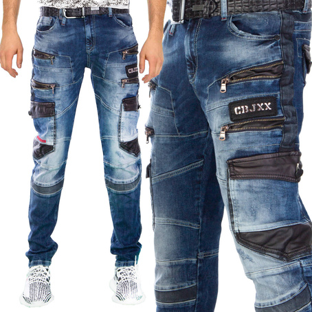 Herrenjeans CIPO BAXX CD586 Blue