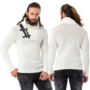 Pullover CIPO BAXX CP266 Ecru
