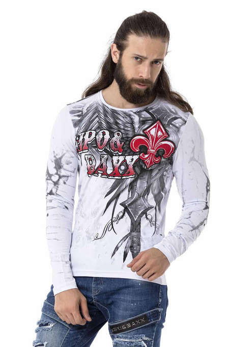 Sweatshirt CIPO BAXX CL522 White