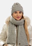 Damenmütze & Schal SET-23501-003
