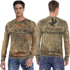 Sweatshirt CIPO BAXX CL496 BROWN