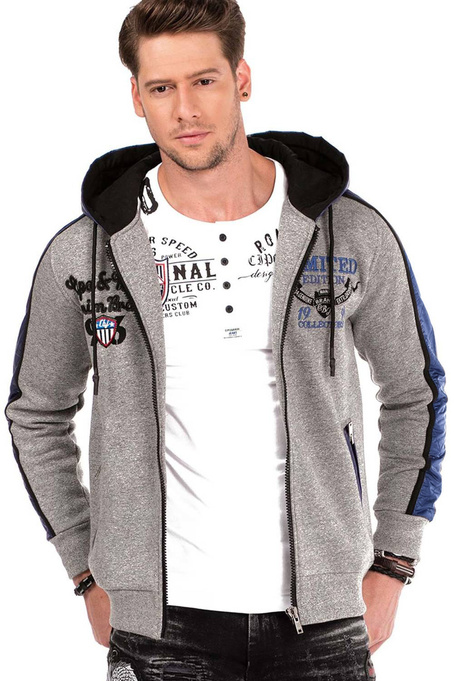 Sweatshirt CIPO BAXX CL312 GreyMelange