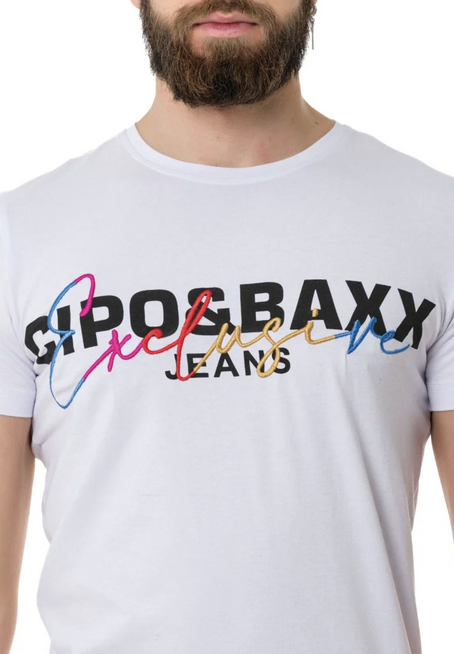 T-SHIRT CIPO BAXX CT712 White