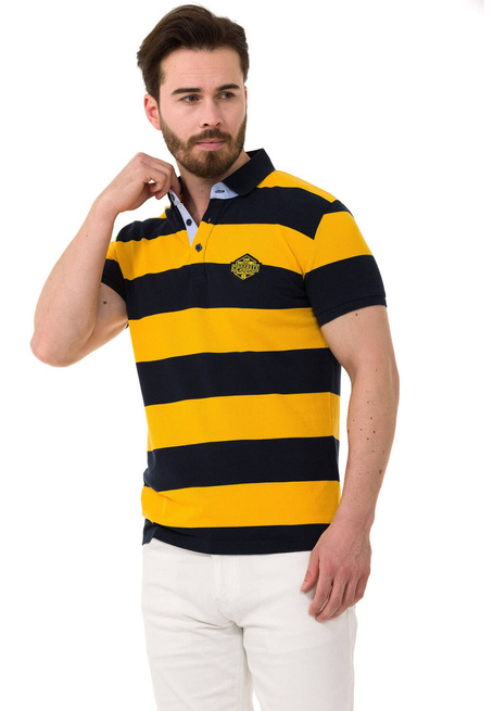 T-SHIRT CIPO BAXX CT741 Navy blue yellow