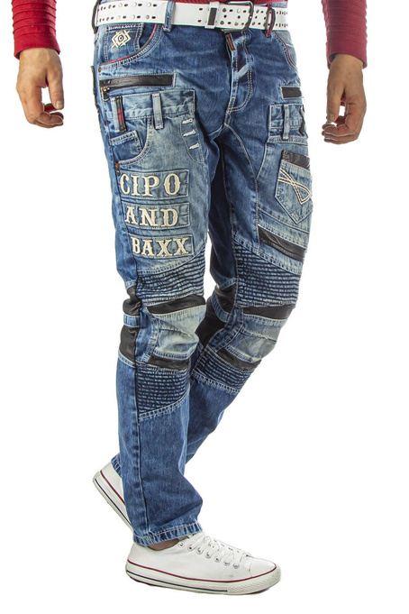 Herrenjeans CIPO BAXX CD637 BLUE