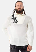 Pullover CIPO BAXX CP266 Ecru