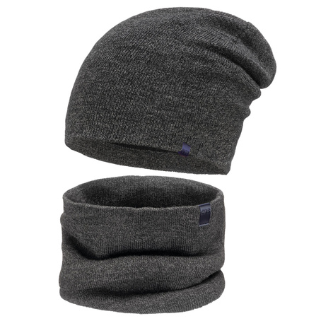 Damenmütze & Schal SET-21035-030/21036-030