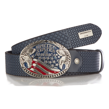 Ledergürtel CIPO BAXX CG197 BLUE