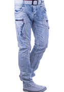 Herrenjeans CIPO BAXX CD272 LIGHT BLUE