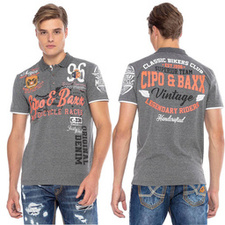 T-SHIRT CIPO BAXX CT604 ANTRACITE