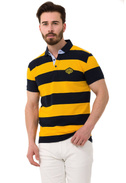 T-SHIRT CIPO BAXX CT741 Navy blue yellow