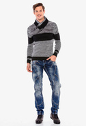 Herrenjeans CIPO BAXX CD563 Blue