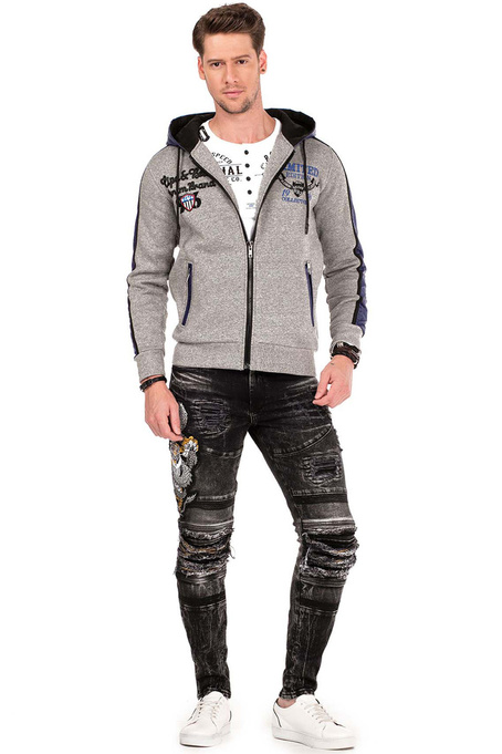 Sweatshirt CIPO BAXX CL312 GreyMelange