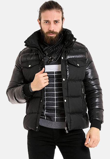 Herrenjacke CIPO BAXX CM208 Black