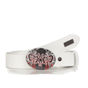 Ledergürtel CIPO BAXX CG203 WHITE