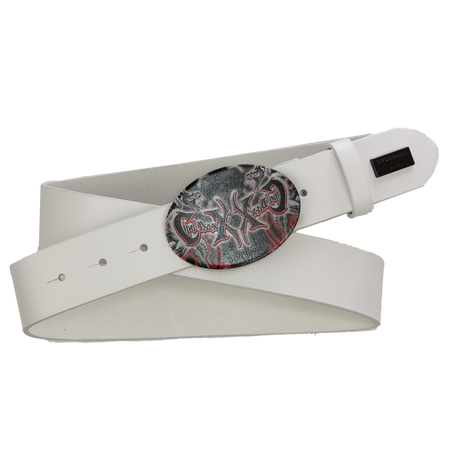Ledergürtel CIPO BAXX CG203 WHITE